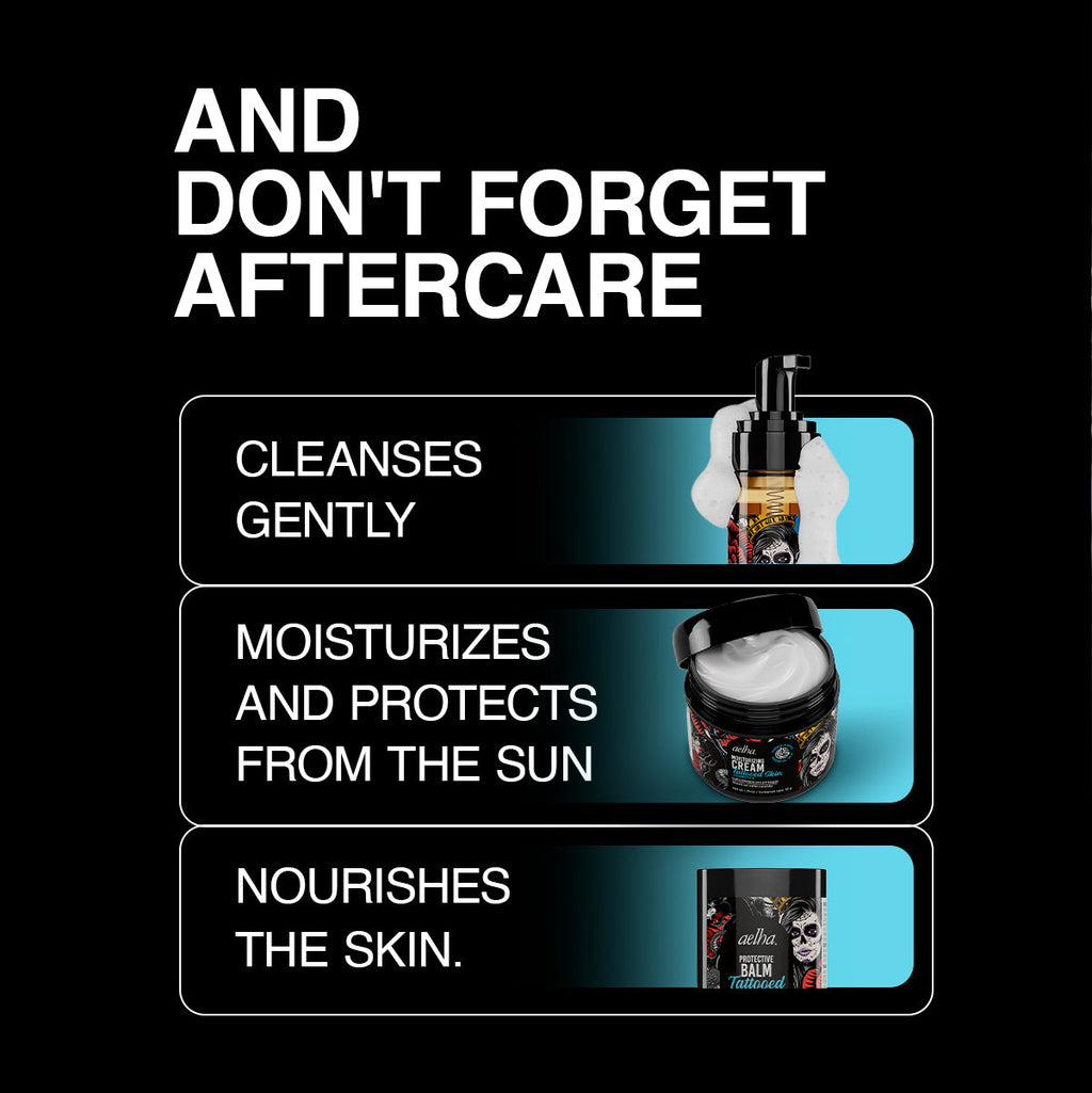 Aelha Tattoo Care Bundle – Complete 3-Step Aftercare Kit