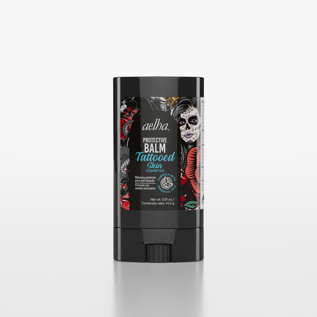 Aelha Tattoo Balm With Essential Oils for Tattooed Skin - Protective Formula for Tattoo Care, Maintains Tattoo Integrity